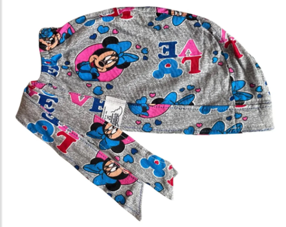 Gorro Medico Quirúrgico - Minnie Mouse - Gris