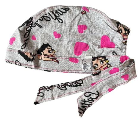 Gorro Medico Quirúrgico - Betty Boo - Gris
