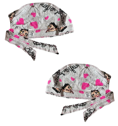 Gorro Medico Quirúrgico - Betty Boo - Gris