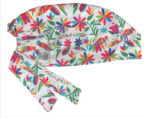 Gorro Medico Quirúrgico - Bordado Mexicano - Blanco