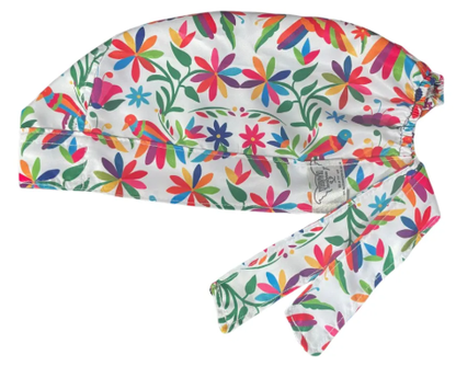 Gorro Medico Quirúrgico - Bordado Mexicano - Blanco