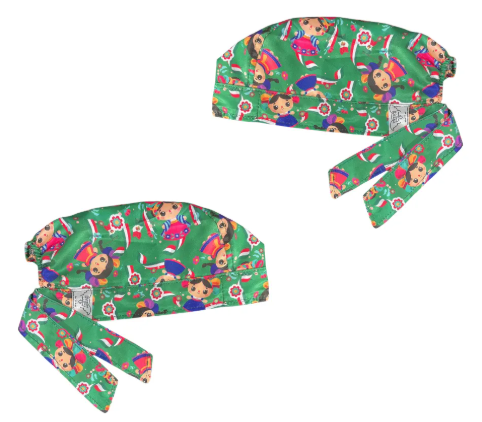 Gorro Medico Quirúrgico - Muñeca Mexicana Lele - Verde