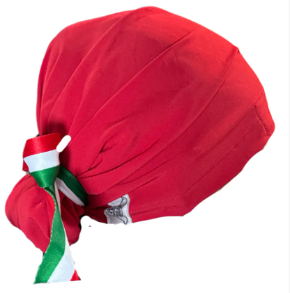 Gorro Medico Quirúrgico - Fiesta Patrias - Listón - México - Rojo