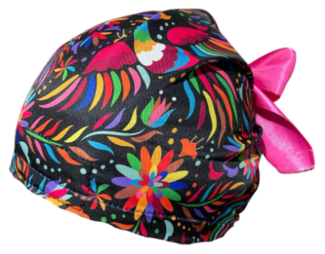 Gorro Medico Quirúrgico - Bordado Mexicano - México - Negro