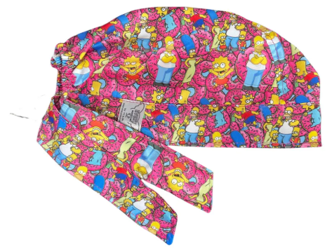 Gorro Quirúrgico - Homero - The Simpson - Rosa