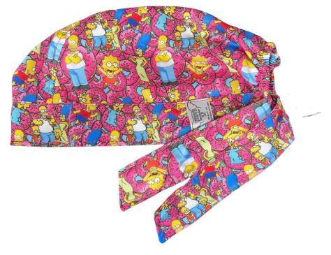 Gorro Quirúrgico - Homero - The Simpson - Rosa