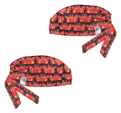 Gorro Quirúrgico - Elmo - On Fire-  Meme - Caos