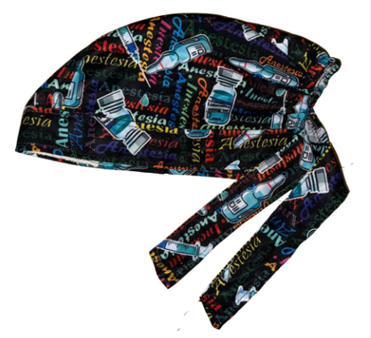 Gorro Medico Quirúrgico - Anestesiologia - Negro 2