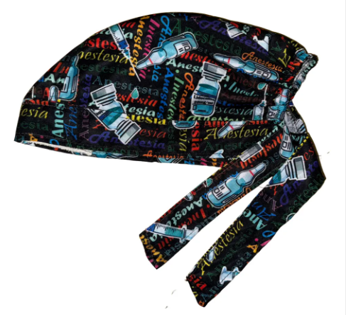Gorro Medico Quirúrgico - Anestesiologia - Negro 2