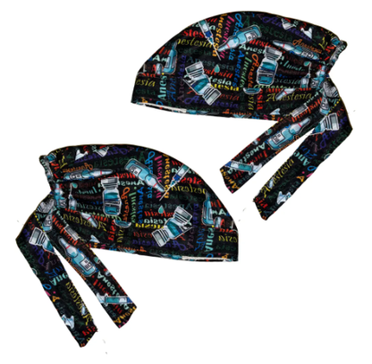 Gorro Medico Quirúrgico - Anestesiologia - Negro 2