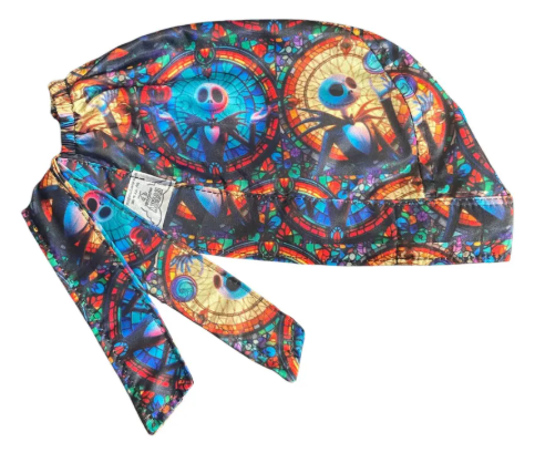 Gorro Medico Quirúrgico - Estampado - El Extraño Mundo De Jack - Colores