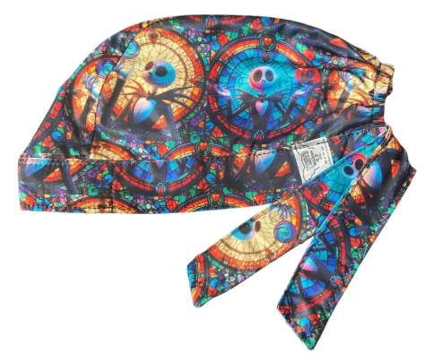 Gorro Medico Quirúrgico - Estampado - El Extraño Mundo De Jack - Colores
