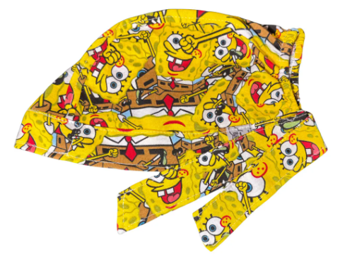 Gorro Medico Quirúrgico - Bob Esponja - Amarillo