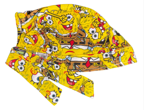 Gorro Medico Quirúrgico - Bob Esponja - Amarillo