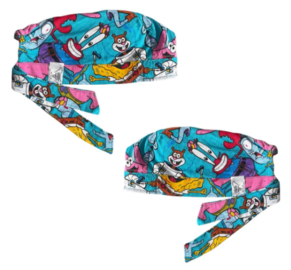 Gorro Medico Quirúrgico - Bob Esponja - Azul
