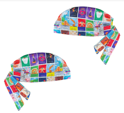 Gorro Medico Quirúrgico - Lotería Mexicana - 15 De Septiembre - Colores 4