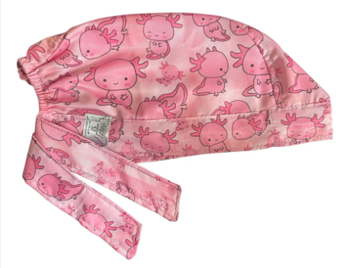 Gorro Medico Quirúrgico - Ajolote 2 - Rosa Chicle
