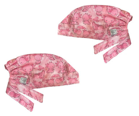Gorro Medico Quirúrgico - Ajolote 2 - Rosa Chicle