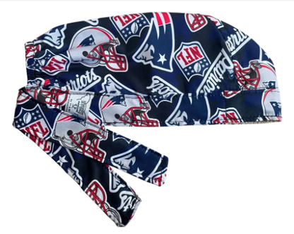 Gorro Quirúrgico Medico New England Patriots Nfl Antifluido