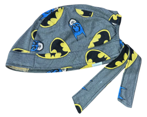 Gorro Medico Quirúrgico - Batman - Gris