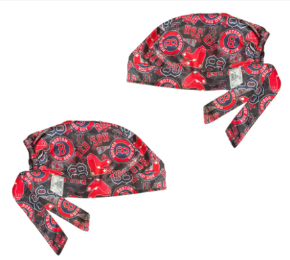 Gorro Medico Quirúrgico - Boston Red Sox - Béisbol - Negro