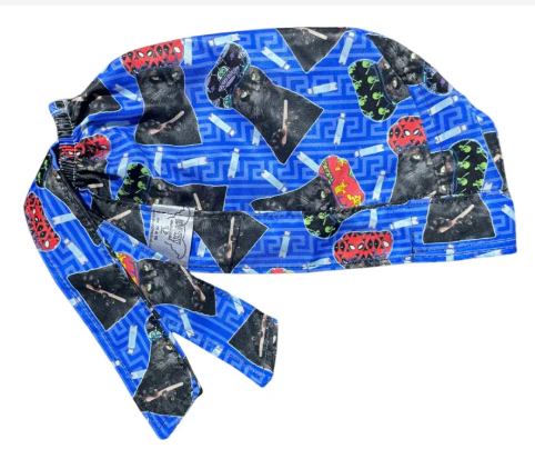 Gorro Medico Quirúrgico - Dr Gato Salem Saberhagen - Celeste