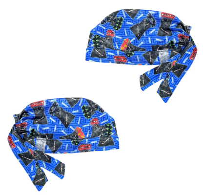 Gorro Medico Quirúrgico - Dr Gato Salem Saberhagen - Celeste