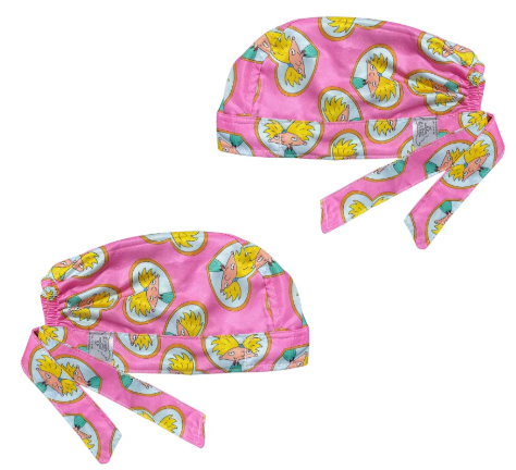 Gorro Medico Quirúrgico - Hey Arnold - Rosa 2