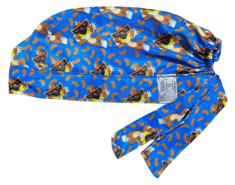 Gorro Medico Quirúrgico - Chester Cheetos - Botana - Azul
