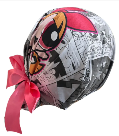 Gorro Quirúrgico - Chicas Super Poderosas - Listón - Bombón 2