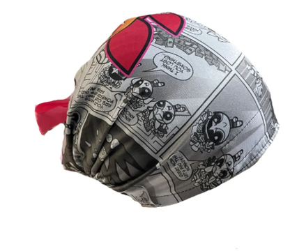 Gorro Quirúrgico - Chicas Super Poderosas - Listón - Bombón 2