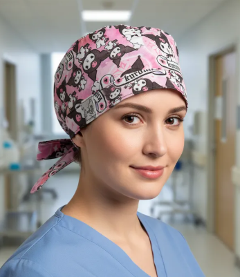 Gorro Medico Quirúrgico - Estampado - Kurami - Hello Kitty Group