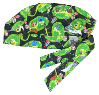 Gorro Medico Quirúrgico - Rick Y Morty - Caricaturas - Verde - RICK Y MORTY