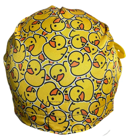 Gorro Medico Quirúrgico - Pollito / Pato - Cirujano - Listón - Amarillo