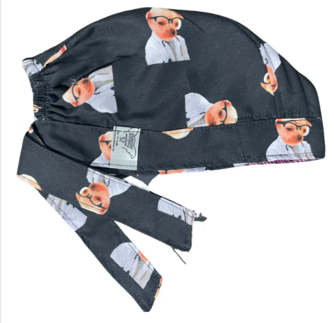 Gorro Medico Quirúrgico - Dr Perrito - Kesi Kes - Unos Pedillos - Negro