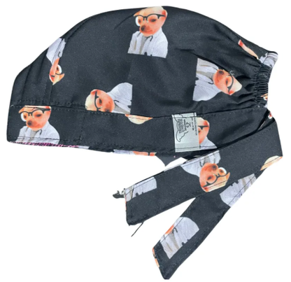 Gorro Medico Quirúrgico - Dr Perrito - Kesi Kes - Unos Pedillos - Negro
