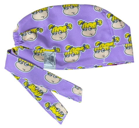 Gorro Medico Quirúrgico - Angélica Pickles - Rugrats - LILAS