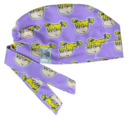 Gorro Medico Quirúrgico - Angélica Pickles - Rugrats - LILAS