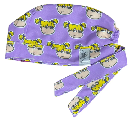 Gorro Medico Quirúrgico - Angélica Pickles - Rugrats - LILAS
