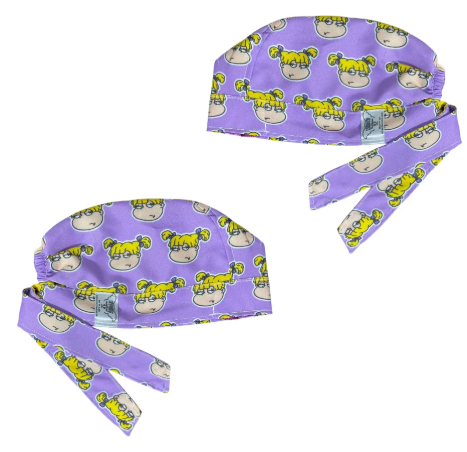 Gorro Medico Quirúrgico - Angélica Pickles - Rugrats - LILAS