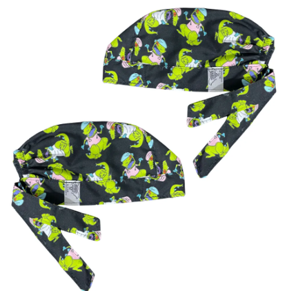 Gorro Medico Quirúrgico - Rugrats - Reptar 2 - Negro