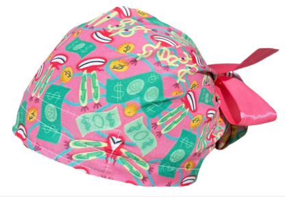Gorro Medico Quirúrgico - Bob Esponja - Listón - DON CANGREJO