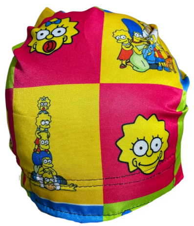 Gorro Medico Quirúrgico - Simpson - Homero - Listón - Multicolor
