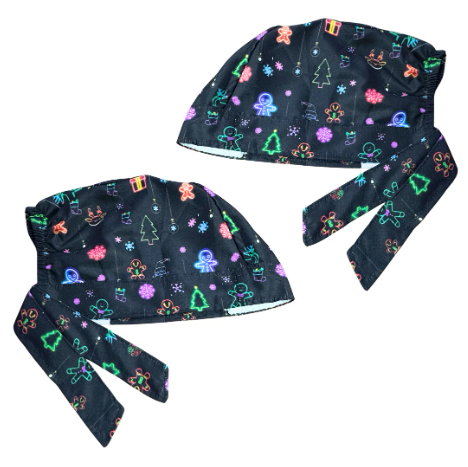 Gorro Quirúrgico - Its The Grinch - Navidad - Negro 4