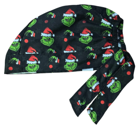 Gorro Quirúrgico - Its The Grinch - Navidad - Negro 2