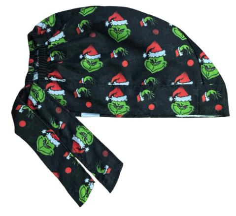 Gorro Quirúrgico - Its The Grinch - Navidad - Negro 2