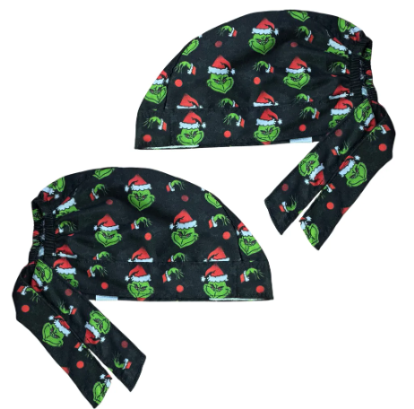 Gorro Quirúrgico - Its The Grinch - Navidad - Negro 2