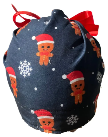 Gorro Medico Quirúrgico - Huggie Sweater - Navidad - Listón - GALLETA
