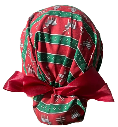 Gorro Medico Quirúrgico - Huggie Seater - Navidad - Rojo