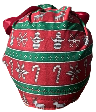 Gorro Medico Quirúrgico - Huggie Seater - Navidad - Rojo